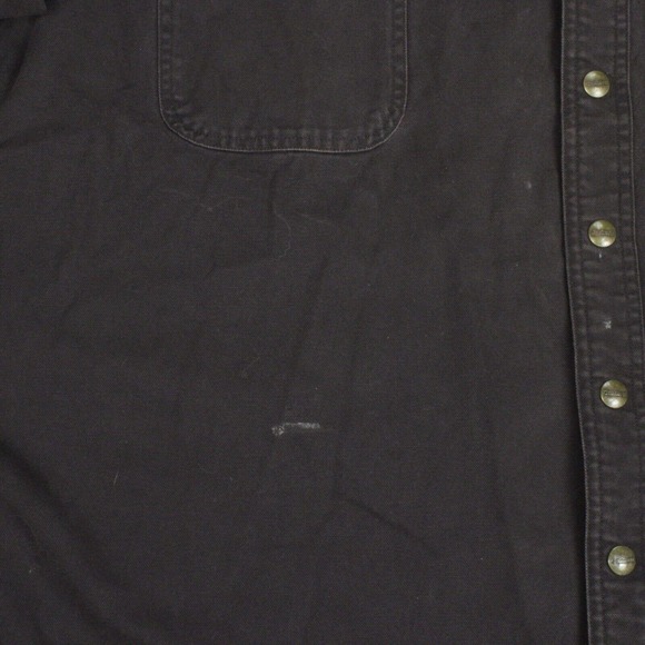 Vtg Carhartt Button Up Chore Jacket Blanket Lined 4 Pocket Union Brown Size 3XL - Picture 9 of 15